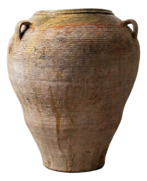 Large Spanish Glazed Ceramic Jar, 1970s