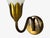 Fog & Mørup, Eight Wall Lights, Brass, Glass, Denmark, 1950s For Sale - Image 11 of 15