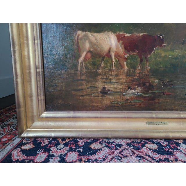 Samuel Lancaster Gerry Antique 19th Century Oil Painting White Mountains Landscape For Sale - Image 15 of 17