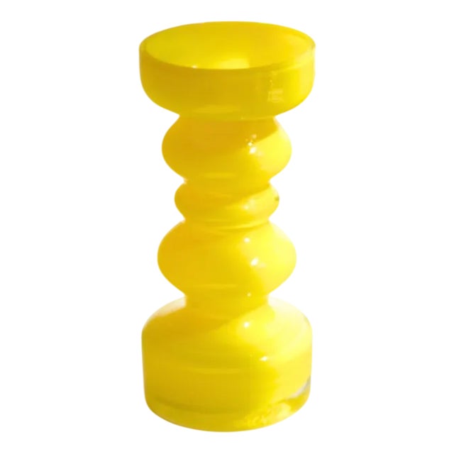 Hooped Glass Vase from Hirschberg, 1960s For Sale