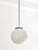 Antique globe light from the 1930s Chrome-plated rod and shade, frosted glass globe New socket, rewired. All other parts...