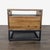Made of solid wood, with re-sawing and rough-hewing. The nightstand is constructed of solid acacia wood in a natural...