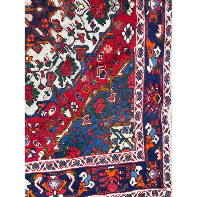 Vintage Distressed Bakhtiar Rug, 1950s For Sale - Image 13 of 18