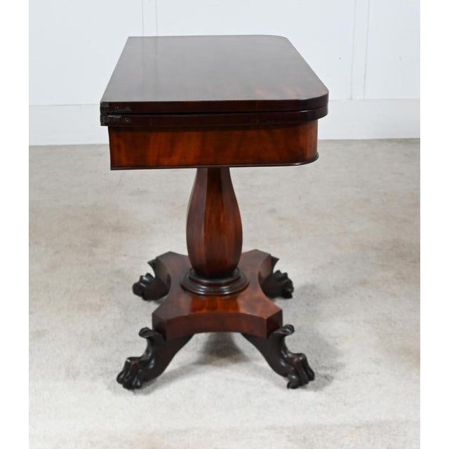 Wood Victorian Game Tables in Mahogany, 1850, Set of 2 For Sale - Image 7 of 10