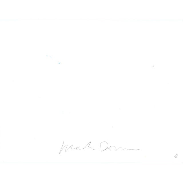 1991 abstracted landscape painting on paper by Northern Virginia by DC area artist Mark Dorman. Signed on the back....