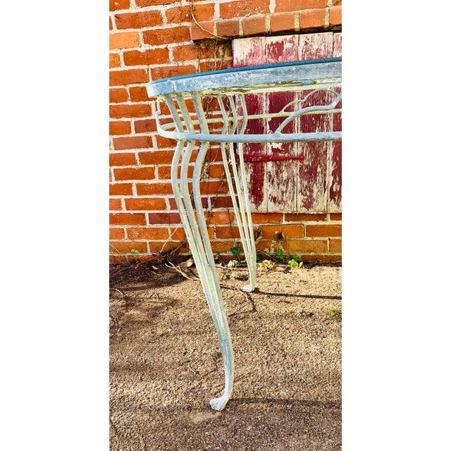 Metal Vintage Wrought Iron Salterini Table For Sale - Image 7 of 11