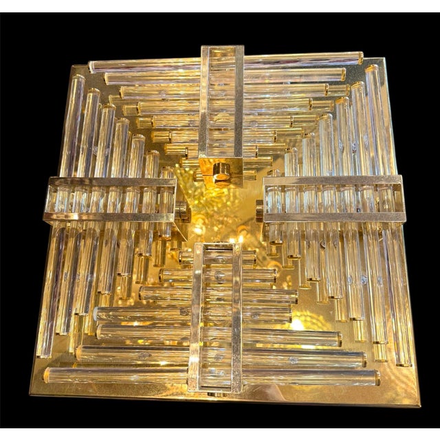 Rare Palme Leuchten Flush Mount / Wall Lights West Germany, circa 1970–1980 Matching the spiral chandelier | Original...