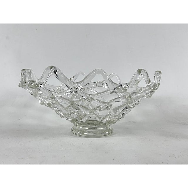 Large Art Deco Murano Glass Centerpiece from Barovier and Toso, Italy, 1940s For Sale - Image 7 of 15