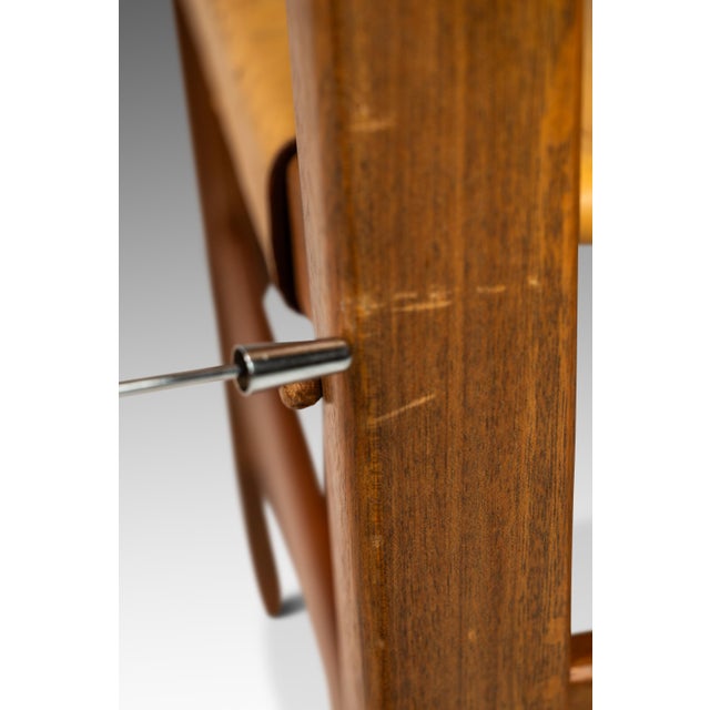 Safari Tanned Saddle Leather & Oak Lounge/Side Chair Designed by Biermann Werner for Arte Sano, Colombia, C. 1960's For Sale - Image 10 of 12