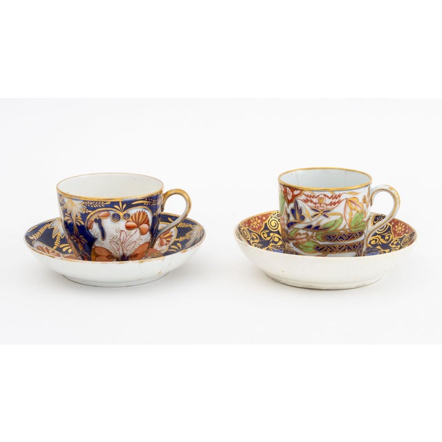 Blue English Imari Style Assembled Partial Service, 36 Pieces, 19th Century For Sale - Image 8 of 18