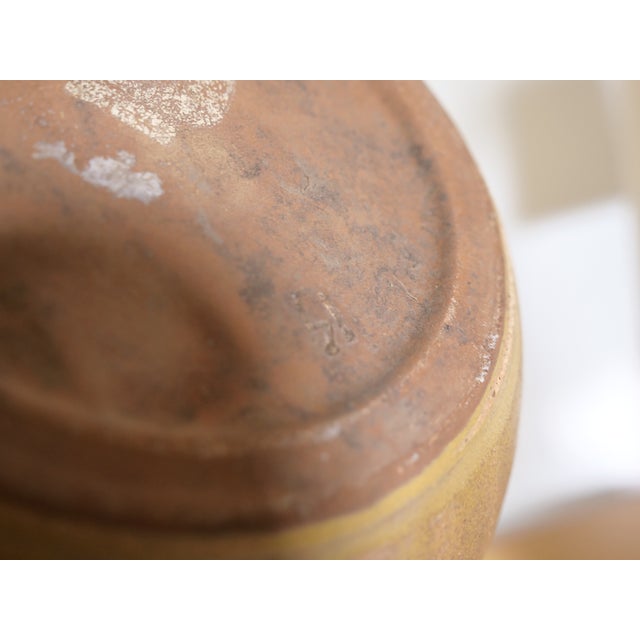 Mid-Century Modern Mid-Century Studio Ceramic Lamp and Vase from Krösselbach, 1970s, Set of 2 For Sale - Image 3 of 12