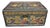 Antique Chinese Gilt Lacquered Dragon Box With Brass Clasp For Sale