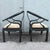 Chinoiserie Jame Mont Style Horseshoe Chairs - A Pair For Sale - Image 3 of 10
