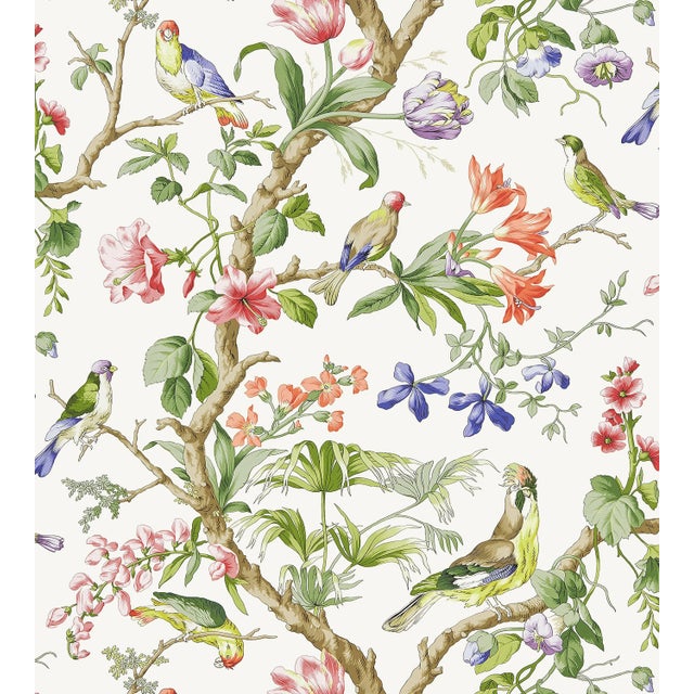 Contemporary The House of Scalamandre Belize Wallcovering, Ivory For Sale - Image 3 of 3