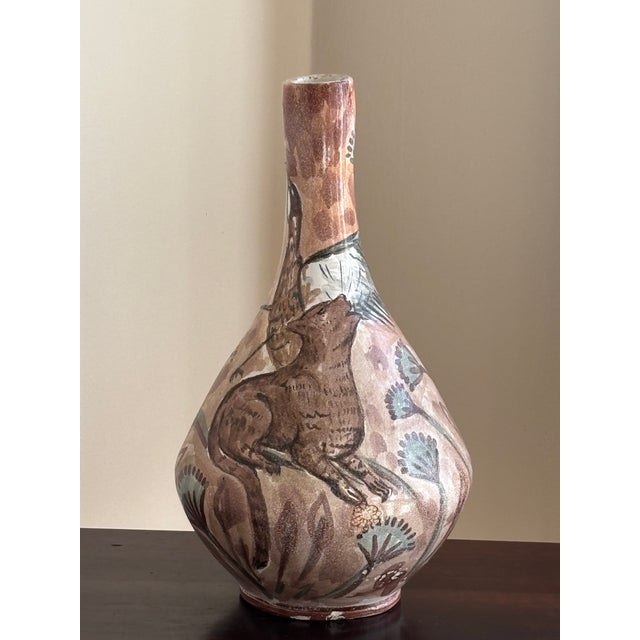 Large Mid-20th Century Mexican Tonalá Pottery Vase For Sale - Image 11 of 18