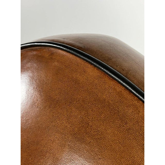 Brown Set of Art Deco Club Chairs in Sheep Leather For Sale - Image 8 of 18
