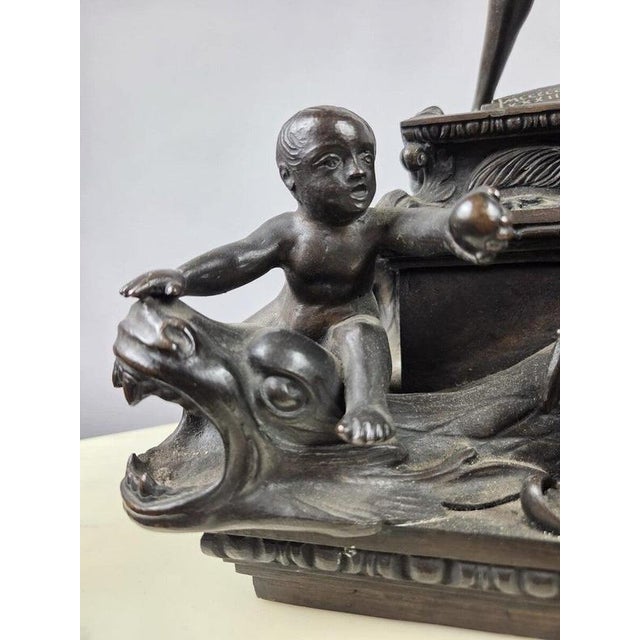 Nude Bronze Archer Sculpture, 1900s For Sale - Image 9 of 14