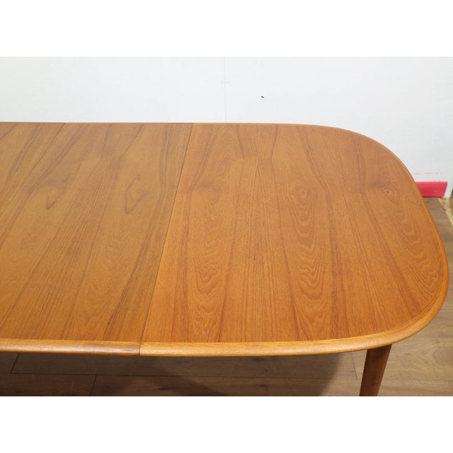 Mid Century Modern in the Style of Skovmand and Anderson Teak Danish Extending Dining Table For Sale - Image 14 of 15