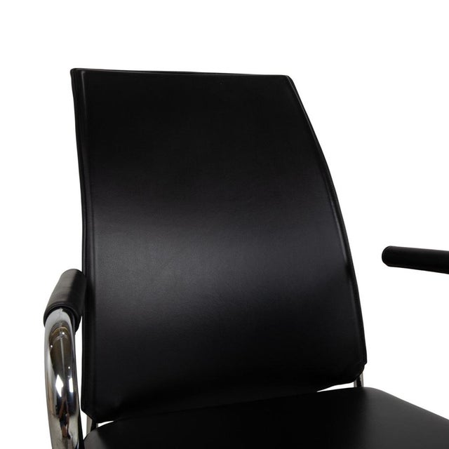Chairs in Black Leather from Draenert, Set of 6 For Sale - Image 9 of 18