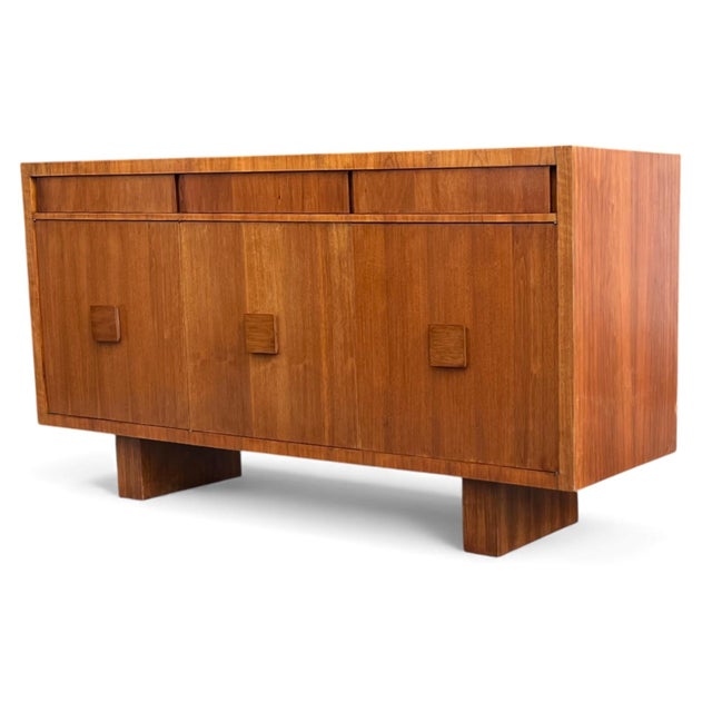 Mid-Century Modern Danish Modern 1960s Walnut Credenza – Fully Restored Mid-Century Sideboard For Sale - Image 3 of 13
