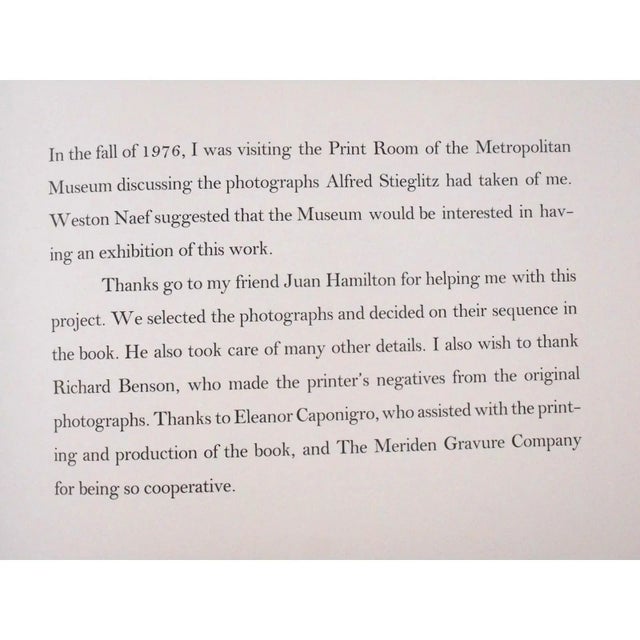 1970s Large Vintage Photogravure-"Georgia O'Keeffe" by Alfred Stieglitz (Usa 1864-1946) For Sale - Image 5 of 6