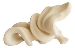 Ceramic Whispered Air Sculpture in Stoneware Clay by Aleksandra Krasnopolska