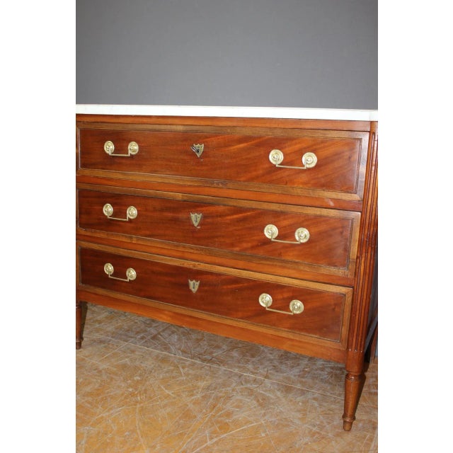 Small Louis XVI Chest of Drawers, 1800 For Sale - Image 11 of 14