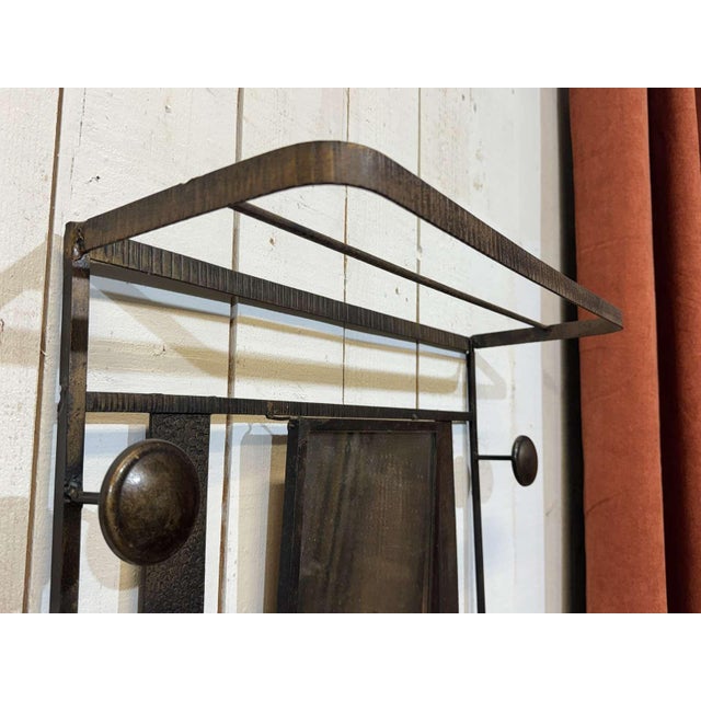 Art Deco Iron Coat Rack, 1960s For Sale - Image 9 of 13