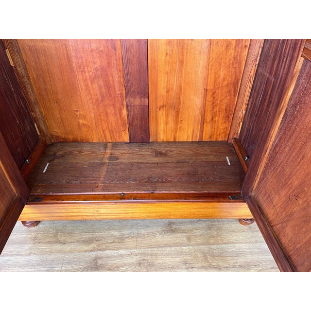 Antique French Carved Mahogany 2-Door Armoire For Sale - Image 15 of 18