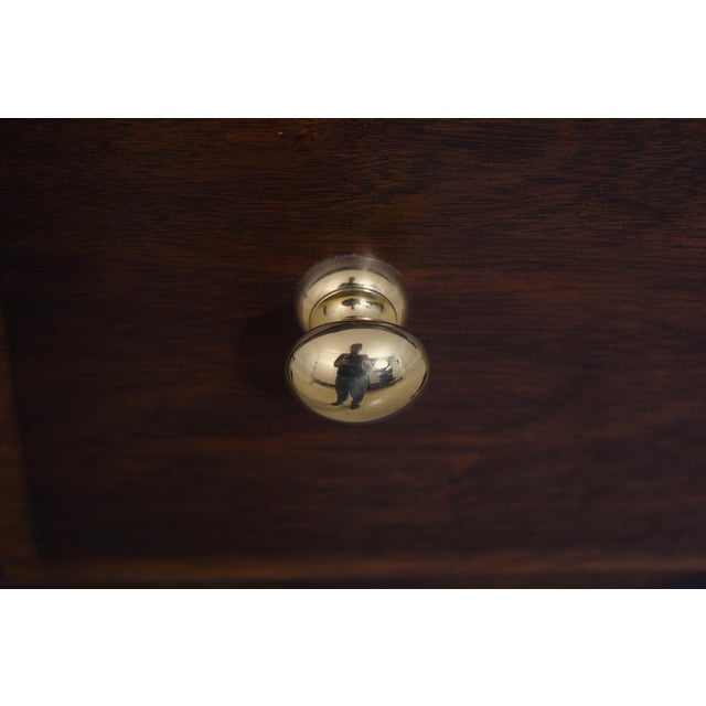 1970s Henkel Harris Virginia Galleries Jamestown Mahogany Server For Sale - Image 10 of 18