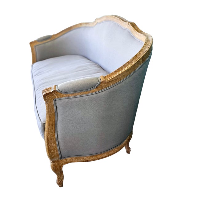 Ballard Designs Louis XV Style French Rococo Settee Loveseat 59" For Sale - Image 15 of 15