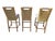 Wood Three McGuire Furniture Thomas Pheasant Counter Stools For Sale - Image 7 of 8