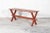 Wood 19th Century French Gypsy Trestle Table For Sale - Image 7 of 13