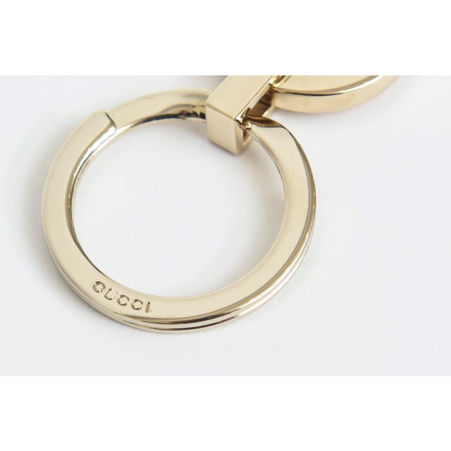 Metal Vintage Gucci Gold Plated Keychain, 1970's, Unisex For Sale - Image 7 of 11