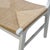 Matthew Izzo Home Monroe White Wood Woven Back and Rush Seat Dining Chair For Sale In New York - Image 6 of 8