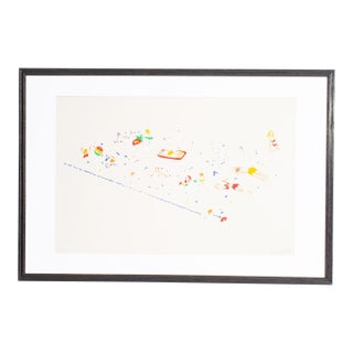 1978 “Swimming Pool” Serigraph Print by Roger Benedetti For Sale
