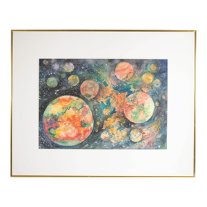 “Beyond and Beyond” Abstract Watercolor Painting by Norma Jean Bruckner
