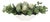 Protea Blooms White Bowl Centerpiece For Sale