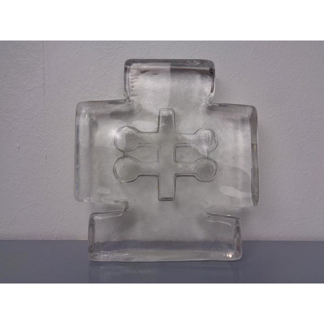 Scandinavien Glass Candleholder, 1960s For Sale - Image 13 of 18