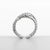David Yurman Sterling Silver & Diamond Crossover X Ring For Sale - Image 10 of 15