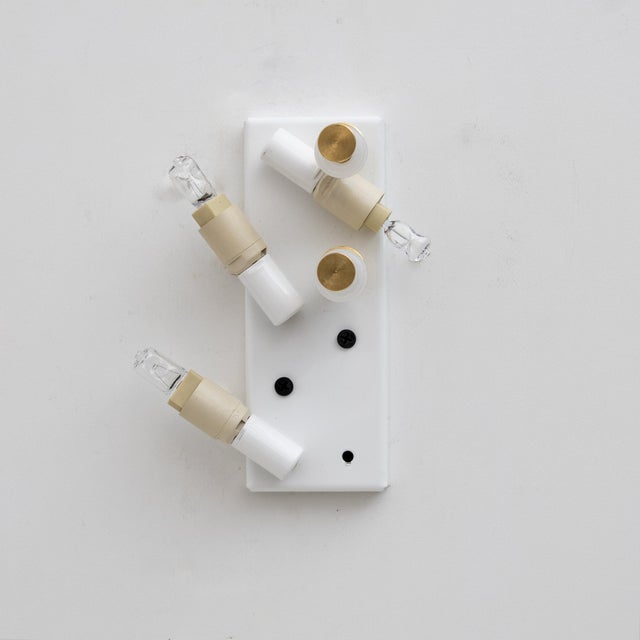 21st Century Art Deco Murano Glass Sconces with Gold Texture, Italy, Set of 2 For Sale - Image 11 of 12