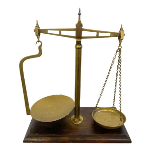 English Pike and Elliman Brass Scale