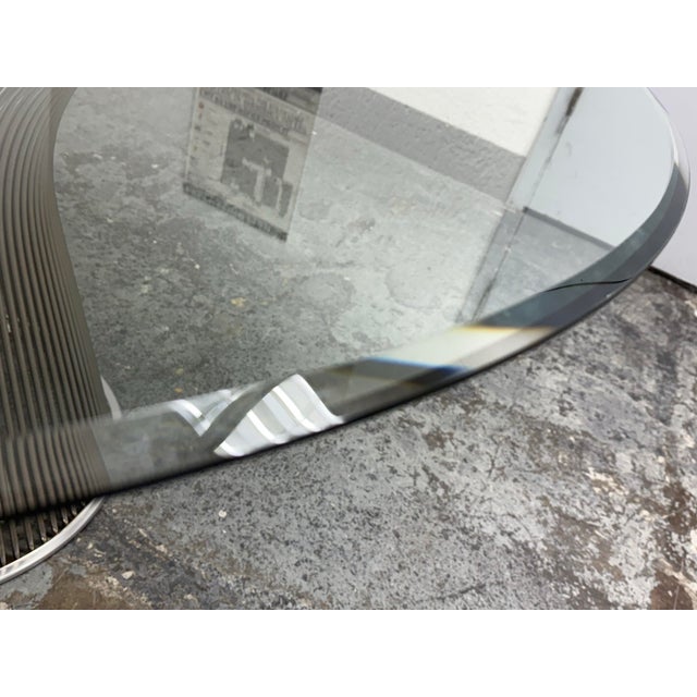 Silver Warren Platner for Knoll/Design Within Reach Platner Wire + Glass Dining Table For Sale - Image 8 of 12