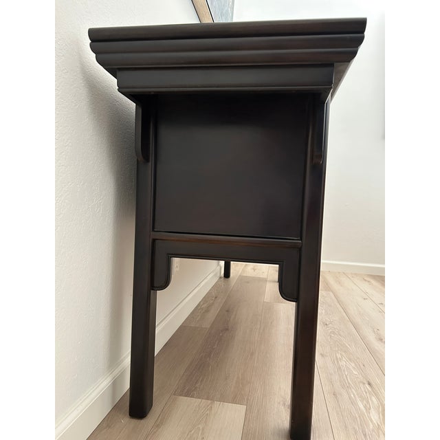 Century Furniture 1990s Century Furniture Asian Chinoiserie Console Buffet Table For Sale - Image 4 of 12