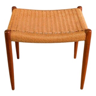 Danish Model 80 Stool in Teak by Niels O Møller for J.L. Møller For Sale