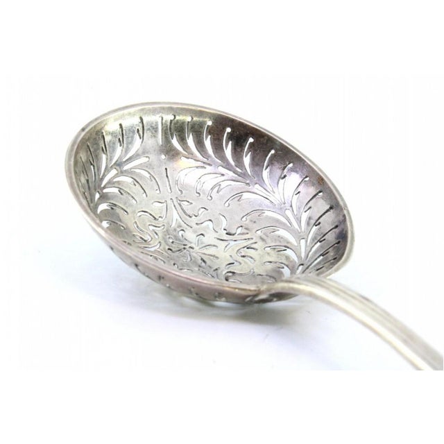 Silver Dusting Spoon with Raised Handle Frieze For Sale - Image 4 of 6