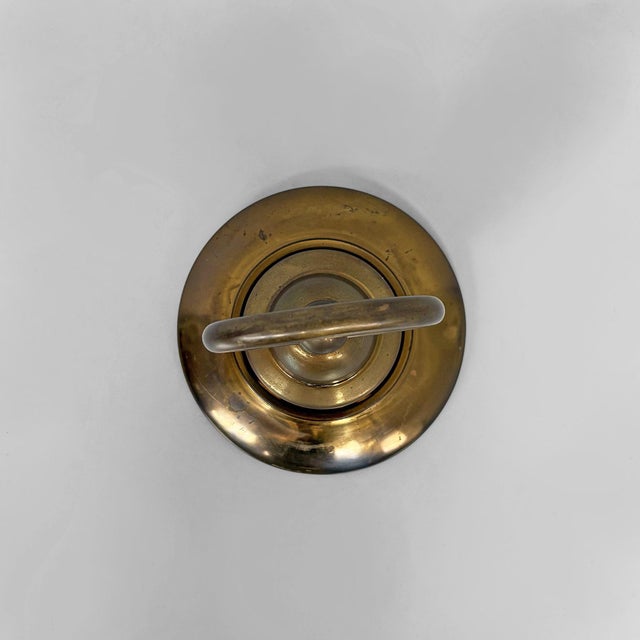 Metal Mid-Century Modern Italian Brass Doorstops, 1950s, Set of 2 For Sale - Image 7 of 17