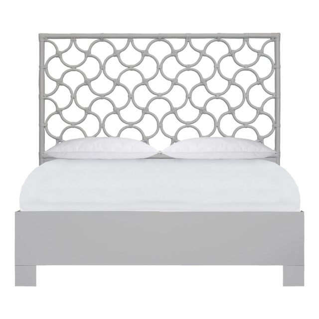 Mar Standard Bed Double, Light Gray For Sale