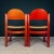Wood Red Padova Chairs from Hank Lowenstein, Italy, 1970s, Set of 2 For Sale - Image 7 of 13