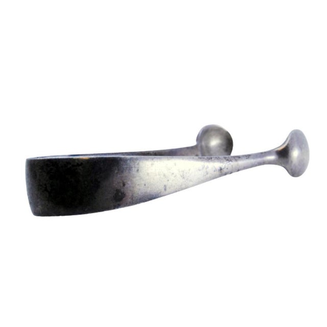 Plain Silver Sugar Tongs For Sale - Image 6 of 6